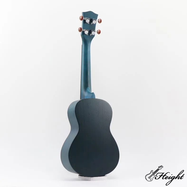 BLUE Mahogany ukulele 3