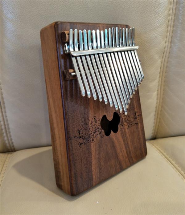 Butterfly Koa Wood 17 Key Kalimba Instrument