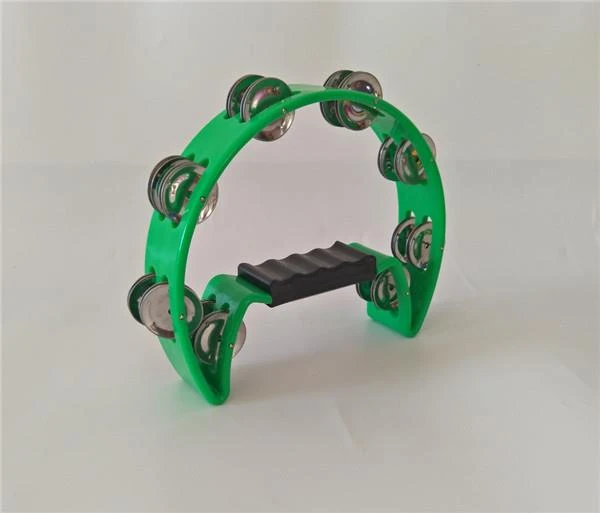 Plastic Tambourine With 16 Sets Of Jingles