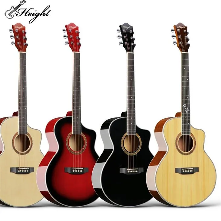 Best Travel Bass Wood Acoustic Guitar
