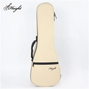 600D bēša Ukulele soma neilona odere